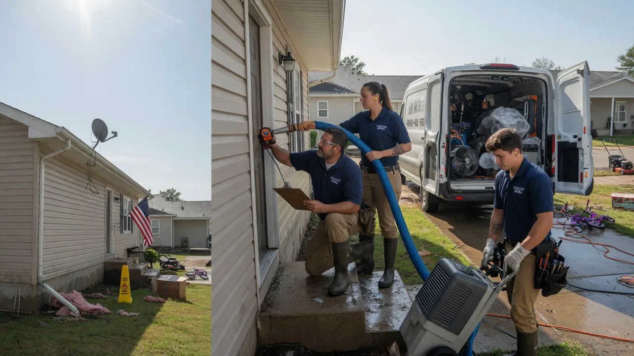 Ceiling Water Damage Restoration in Nocona, TX near me
